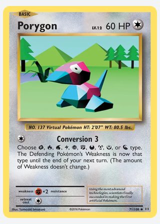 Porygon — catalogusbeeld