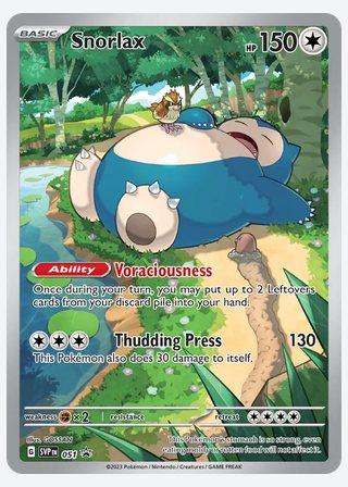 Snorlax — catalogusbeeld