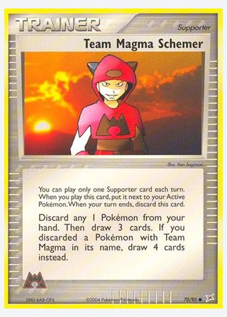 Team Magma Schemer — catalogusbeeld