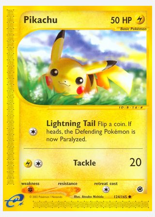 Pikachu — catalogusbeeld