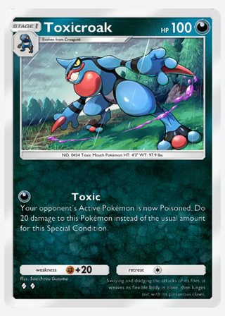 Toxicroak — catalogusbeeld