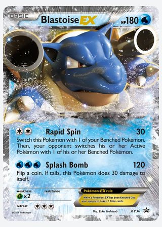 Blastoise EX — catalogusbeeld