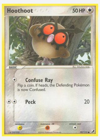 Hoothoot — catalogusbeeld