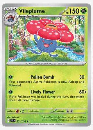 Vileplume — catalogusbeeld
