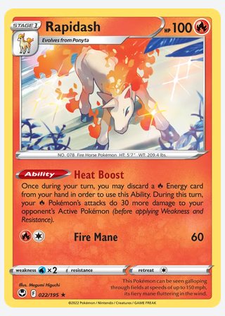 Rapidash — catalogusbeeld