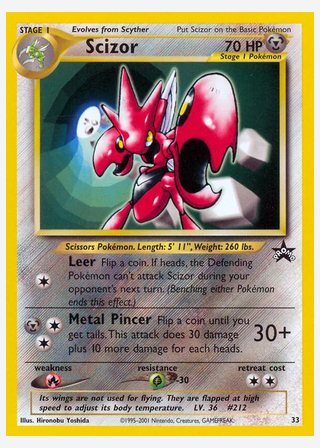 Scizor — catalogusbeeld