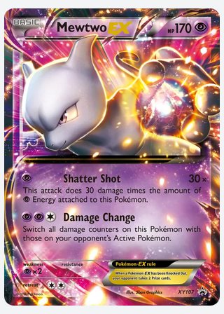 Mewtwo EX — catalogusbeeld