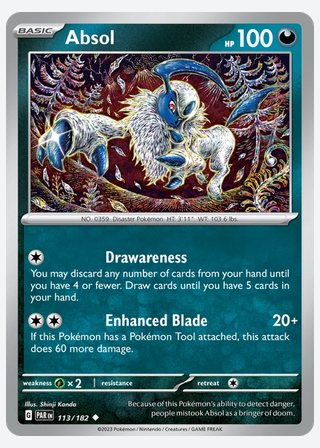 Absol — catalogusbeeld