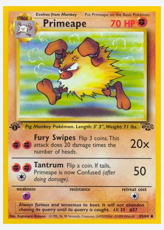 Primeape — catalogusbeeld