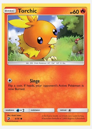Torchic — catalogusbeeld