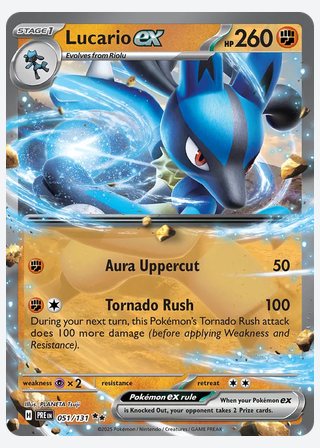 Lucario ex — catalogusbeeld