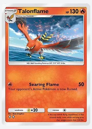 Talonflame — catalogusbeeld