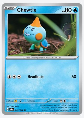 Chewtle — catalogusbeeld