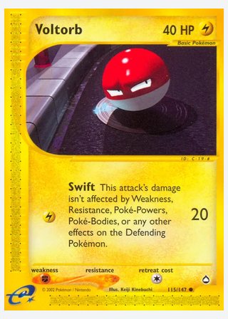 Voltorb — catalogusbeeld