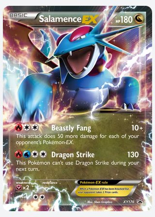 Salamence EX — catalogusbeeld