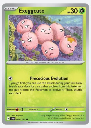 Exeggcute — catalogusbeeld