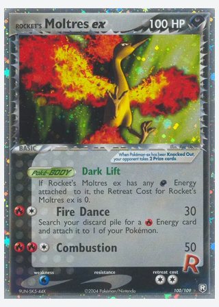 Rocket's Moltres ex — catalogusbeeld