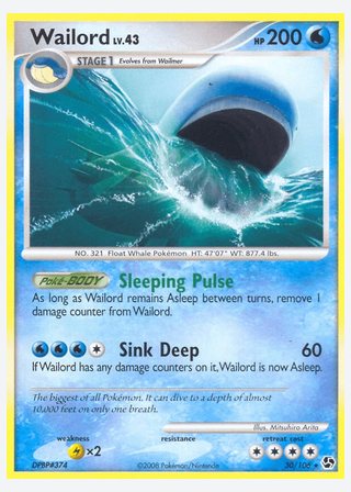 Wailord — catalogusbeeld