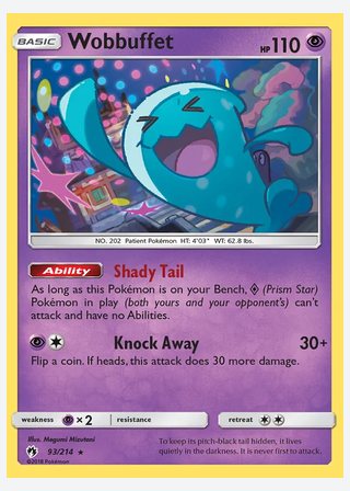 Wobbuffet — catalogusbeeld