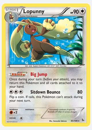 Lopunny — catalogusbeeld