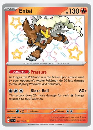 Entei — catalogusbeeld