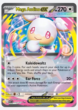 Mega Audino ex — catalogusbeeld