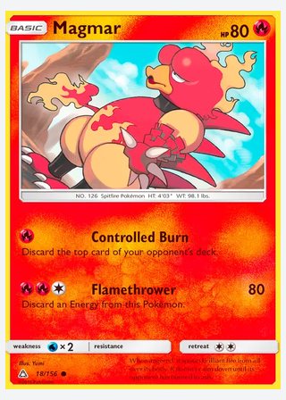 Magmar — catalogusbeeld