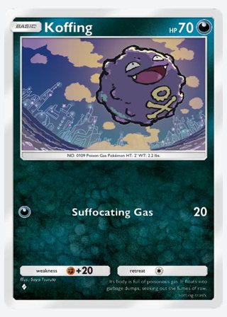 Koffing — catalogusbeeld