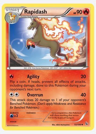 Rapidash — catalogusbeeld