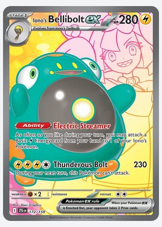 Iono's Bellibolt ex — catalogusbeeld