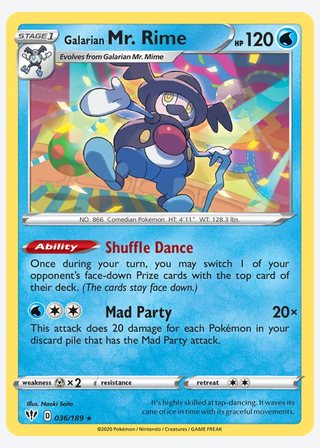 Galarian Mr. Rime — catalogusbeeld