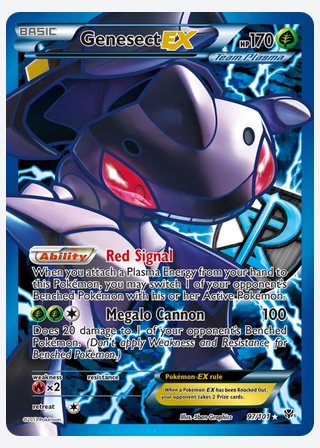 Genesect-EX — catalogusbeeld
