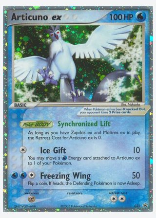 Articuno ex — catalogusbeeld