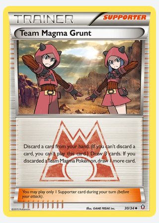 Team Magma Grunt — catalogusbeeld