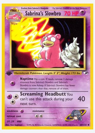 Sabrina's Slowbro — catalogusbeeld