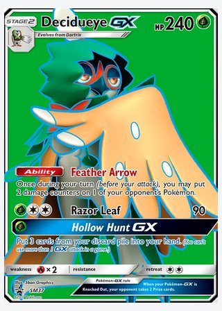 Decidueye GX — catalogusbeeld