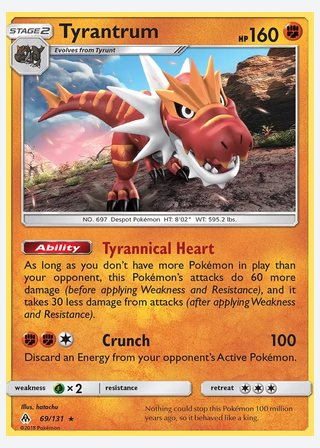 Tyrantrum — catalogusbeeld