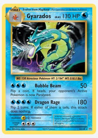 Gyarados — catalogusbeeld
