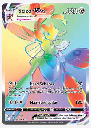 Scizor VMAX — catalogusbeeld