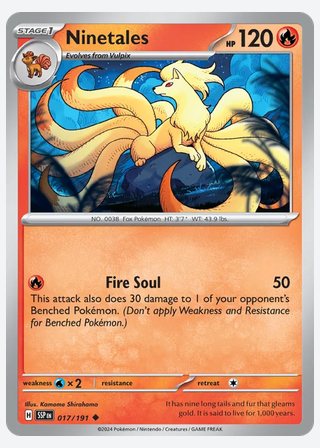 Ninetales — catalogusbeeld