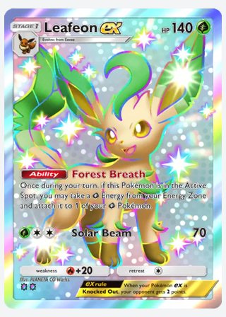 Leafeon ex — catalogusbeeld
