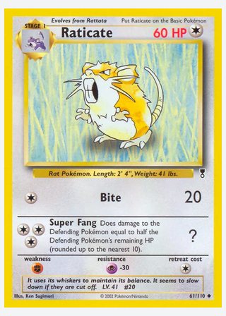 Raticate — catalogusbeeld