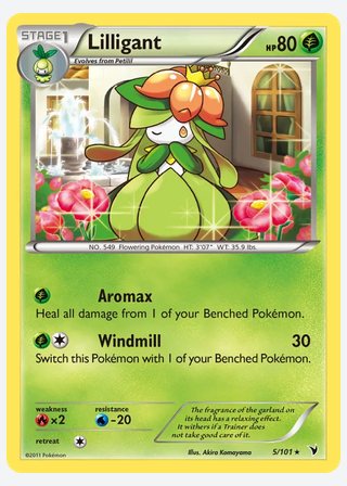Lilligant — catalogusbeeld