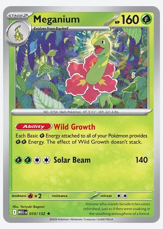 Meganium — catalogusbeeld