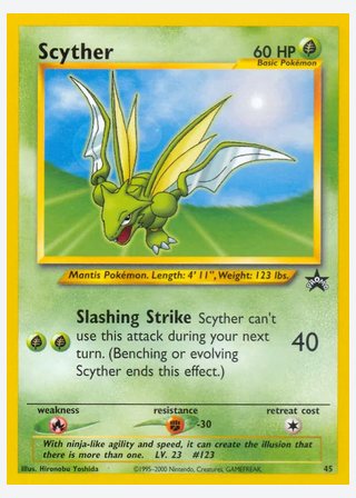 Scyther — catalogusbeeld