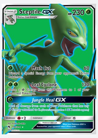 Sceptile GX — catalogusbeeld
