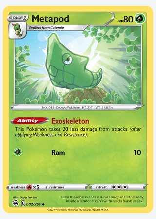 Metapod — catalogusbeeld