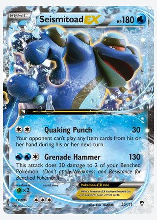Seismitoad EX — catalogusbeeld