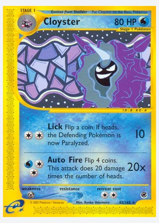 Cloyster — catalogusbeeld