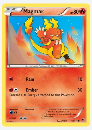 Magmar — catalogusbeeld